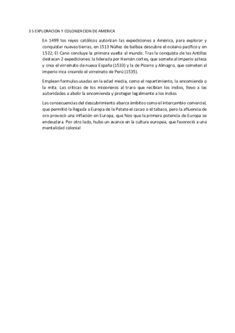3.5 Exploración y colonización 