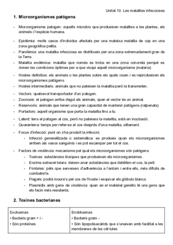 Les malalties infeccioses