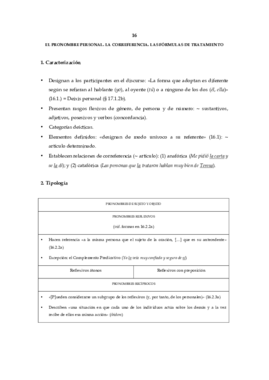 El pronombre personal. La correferencia. Las fórmulas de tratamiento.pdf