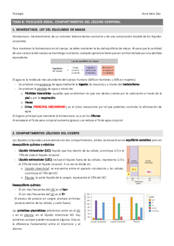 TEMA 8 - Compartimentos líquido corporal