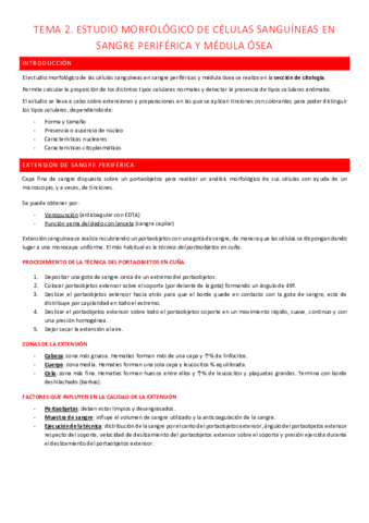 TEMA 2. ESTUDIO MORFOLÓGICO DE CÉLULAS SANGUÍNEAS.pdf