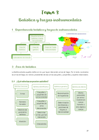 T3 Balística y Trazas instrumentales