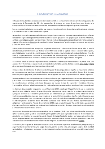 T.2 Novecentismo y vanguardias