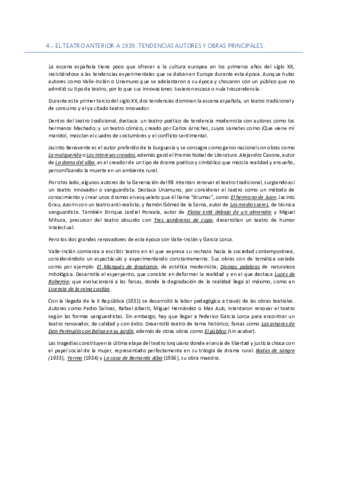 T.4 Teatro anterior a 1939 