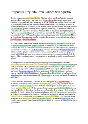 RESPUESTA SAN AGUSTÍN EVAU