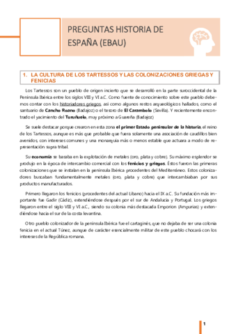 PREGUNTAS CORTAS (EBAU EXTREMADURA)