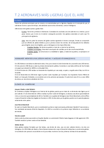 T.2 Aeronaves más ligeras que el aire 