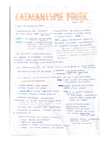 CATALANISME CON UN 10 EN SELECTIVIDAD