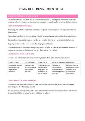 RENACIMIENTO CARACTERISTICAS