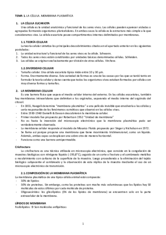 Temas 1-14Estructura y función celular