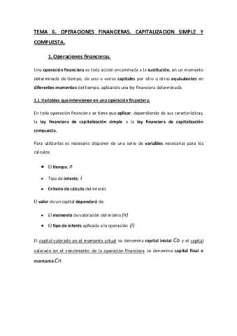 TEMA-6. OPERACIONES FINANCIERAS. CAPITALIZACION SIMPLE Y COMPUESTA..pdf