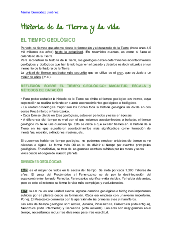 Blq III Historia de la Tierra y la vida