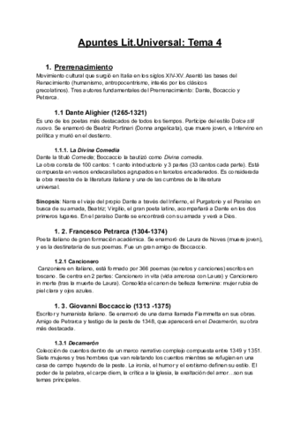 Prerrenacimiento-Neoclasicismo