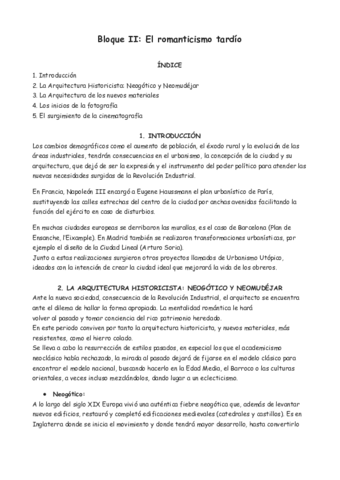 Bloque II_El Romanticismo tardío