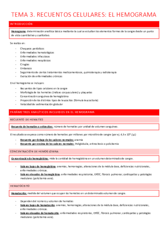 TEMA 3. RECUENTOS CELULARES. HEMOGRAMA.pdf