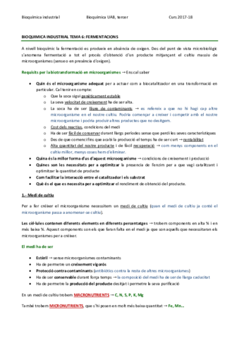BIOQUIMICA INDUSTRIAL TEMA 6 - FERMENTACIONS.pdf
