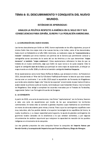 ESTANDAR CONQUISTA DE AMERICA