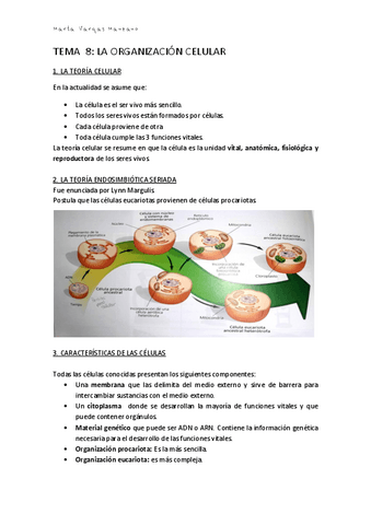 LA ORGANIZACION CELULAR biologia 1 bachillerato.pdf