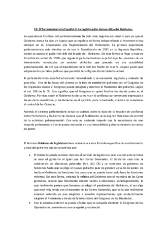 Tema 10. El Parlamentarismo Español II- La Legitimación Democrática del Gobierno.pdf