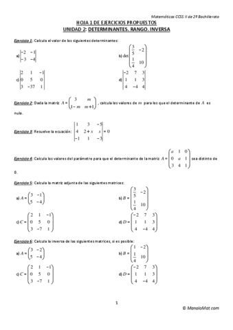 hoja1ejerciciospropuestosunidad2determinantesrangoinversa.pdf