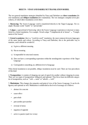 SHEET-9-VINAY-AND-DARBELNET-TRANSLATION-MODEL.pdf