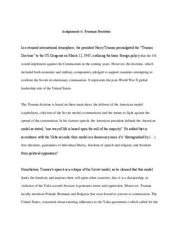 Truman Doctrine ESSAY HISTORY.pdf
