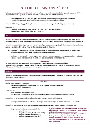 Tejido hematopoyético