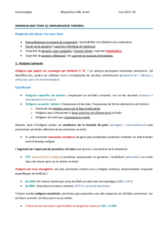 IMMUNOLOGIA TEMA 12 - IMMUNOLOGIA TUMORAL.pdf