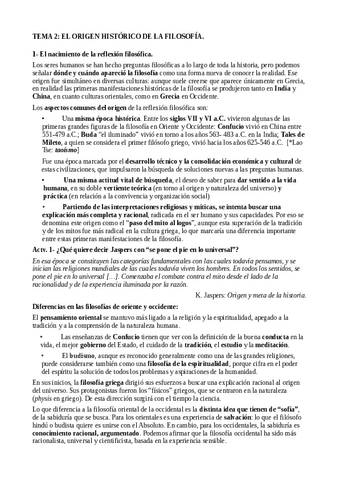 Tema 2, El origen histórico de la filosofía.pdf