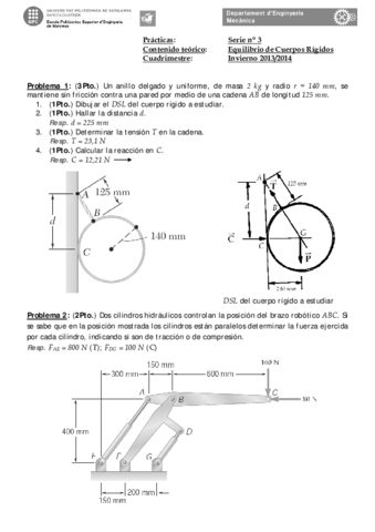 Respuestas de la Serie nº 3 de Prácticas de Equilibrio de Cuerpos Rígidos Entramados y Máquinas 2013 2014.pdf