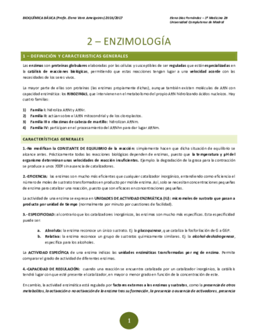 Bioquímica básica tema 2 - Enzimología - Elena Díaz Fernández.pdf