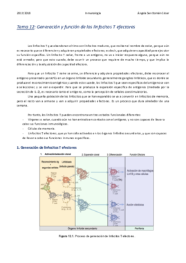 12. Generación y función de los linfocitos T efectores .pdf