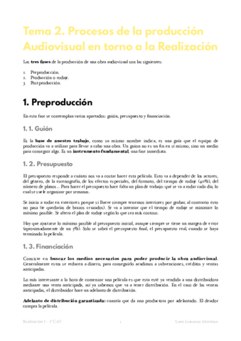 Tema 2. Procesos de la producción Audiovisual en torno a la Realización .pdf