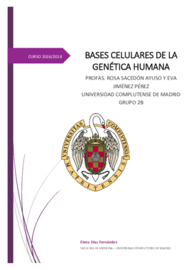 Bases celulares de la genética humana - Elena Díaz Fernández 2016-17.pdf