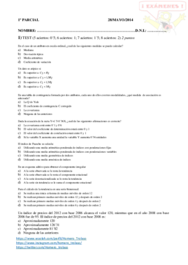Exámenes 1º y 2º Parcial  Estadística I 2014 Mayo y Julio.pdf