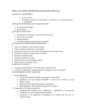 Lingüística Tema 1 El lenguaje humano.pdf