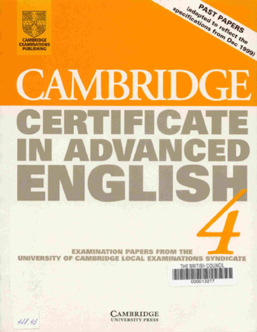 Cambridge Certificate In Advanced English Students book - 4.pdf