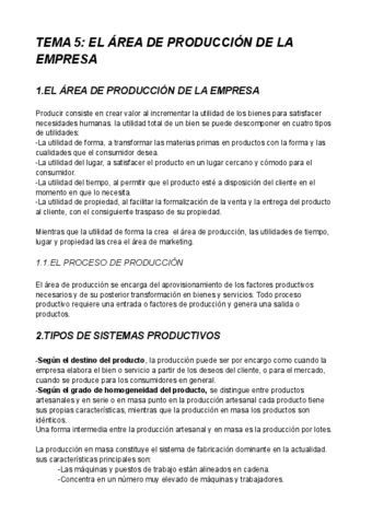 TEMA 5: El área de producción de la empresa.pdf