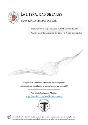 Tema 1. Literalidad de la ley. Filosofía del Derecho.pdf
