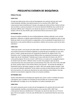 Recopilaci N Preguntas Ex Menes Bioquimica Ii Pdf