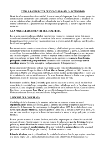 Tema 9: La narrativa desde la década de los 60 hasta la actualidad.pdf