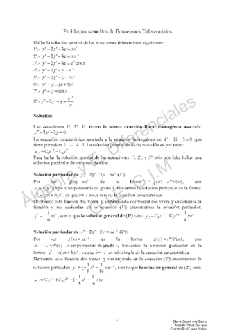 Problemas resueltos de Ecuaciones Diferenciales.pdf