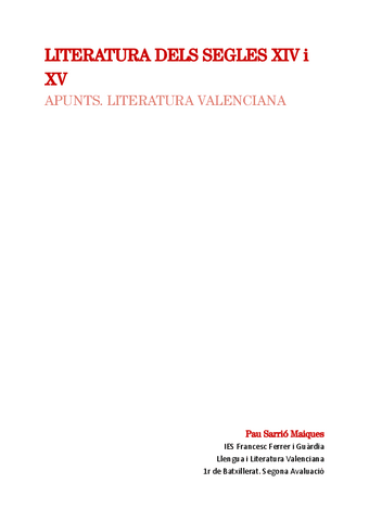 Apunts Literatura s.XIV-XV 1BAT Pau:Sarrió.pdf