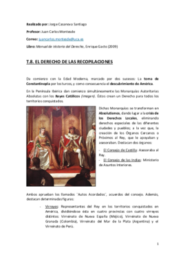 Tema 8 (El Derecho de las Recopilaciones) - Historia del Derecho.pdf