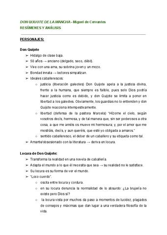 Don Quijote de la Mancha - Resumen, análisis.pdf