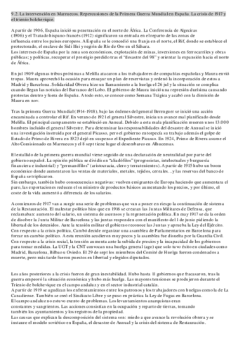 9.2.-La-intervencion-en-Marruecos.-Repercusiones-de-la-Primera-Guerra-Mundial-en-Espana.-La-crisis-de-1917-y-el-trienio-bolchevique..pdf