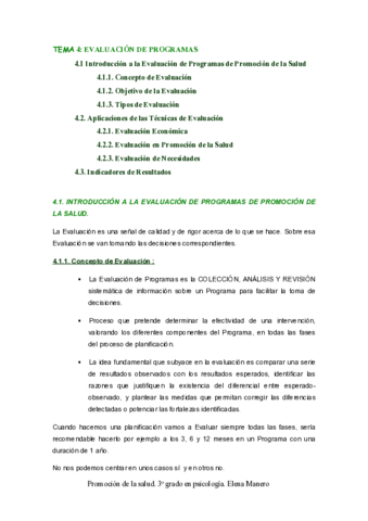 Tema 4 Promoción De La Salud Pdf
