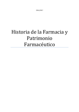 Historia de la Farmacia y Patrimonio Farmacéutico.pdf