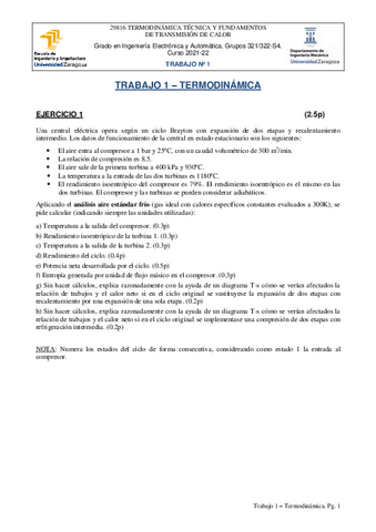 Trabajo Termo 21 22 Resuelto Pdf