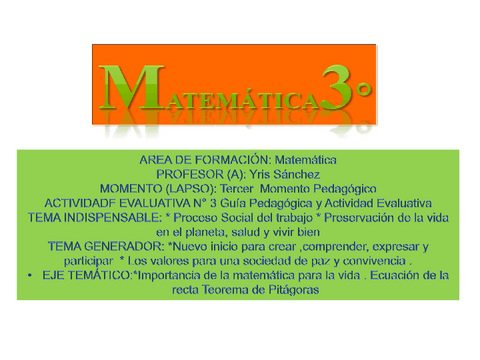 3-ACTIVIDAD-MATEMATICA-3ER-ANO-ECUACION-DE-LA-RECTA.pdf